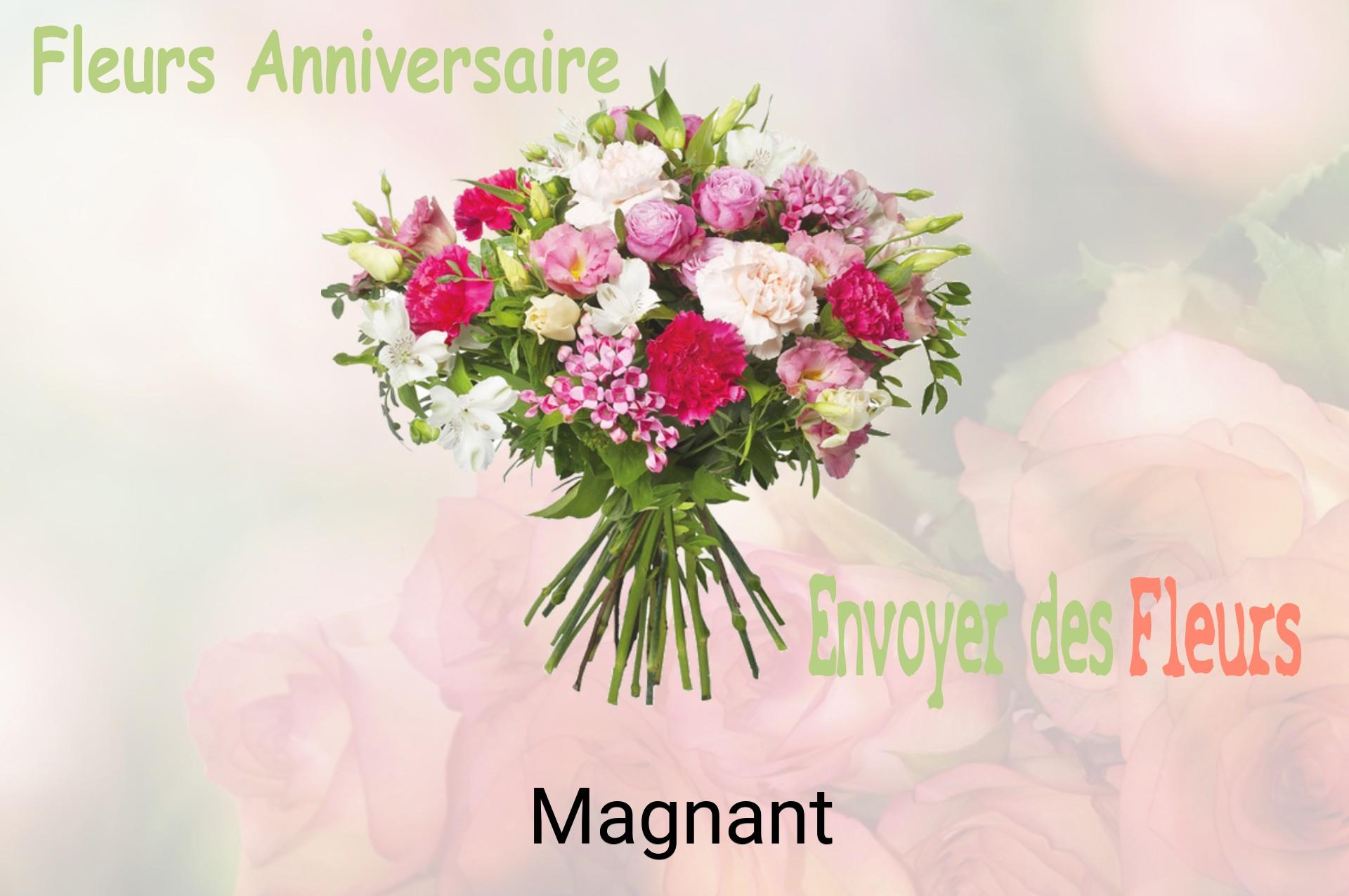 Bouquet de fleurs d’anniversaire livré à Magnant