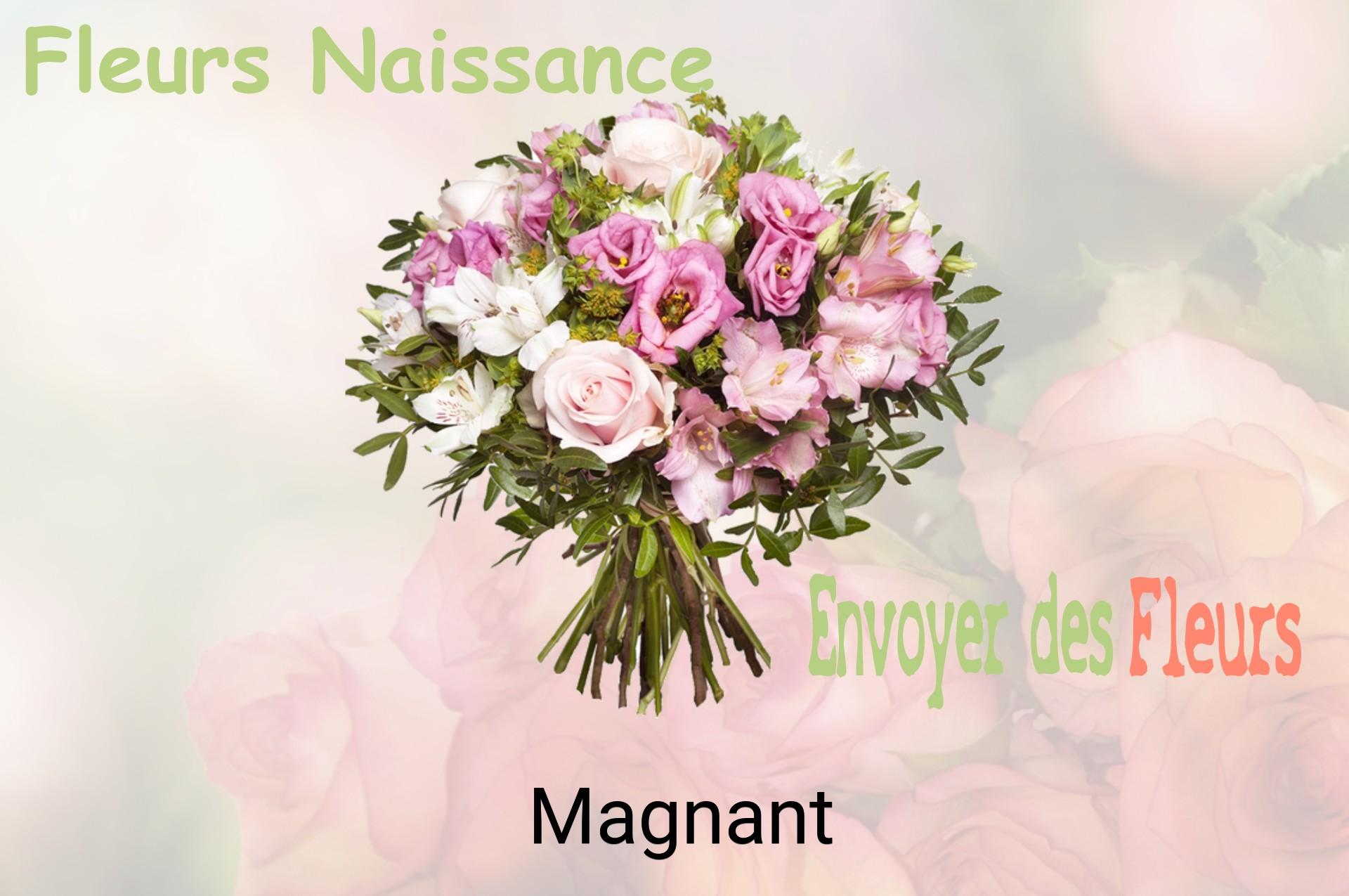 Bouquet de fleurs de naissance livré à Magnant